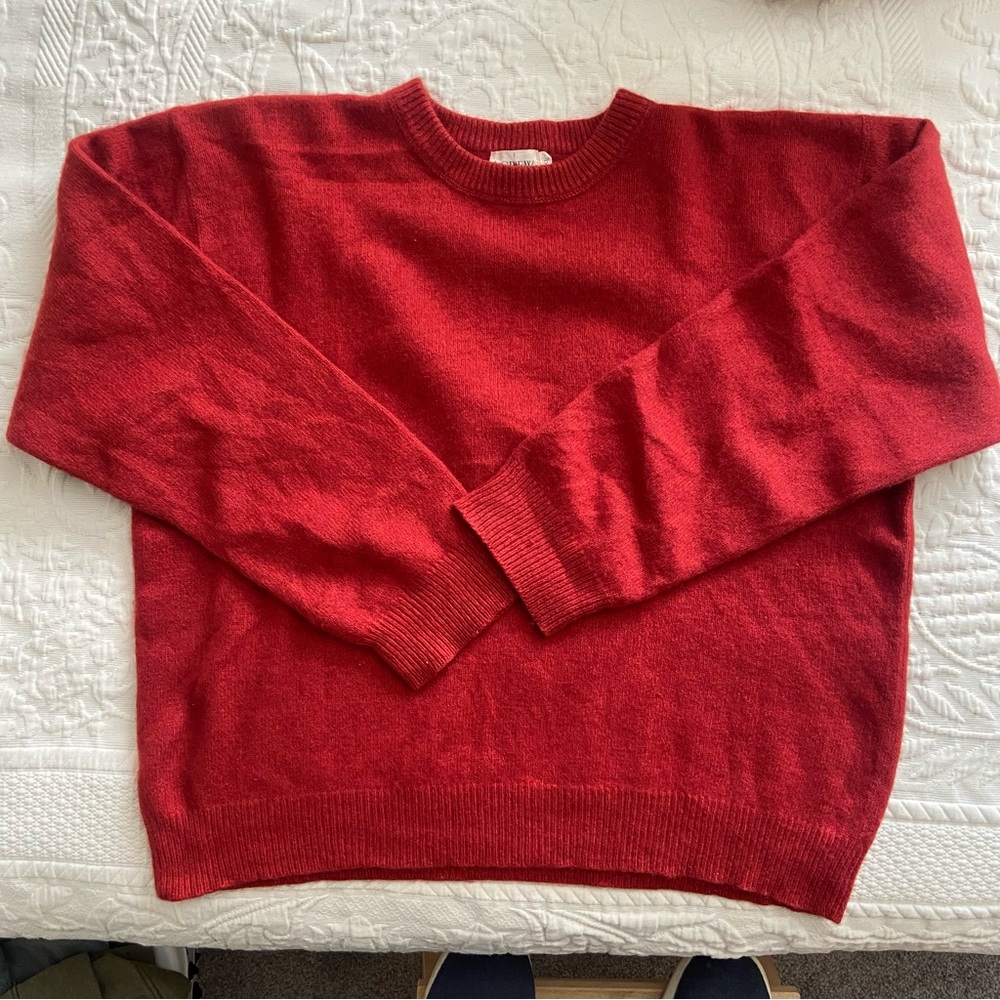 J. Crew Pullover Cashmere Cotton Blend Sweater